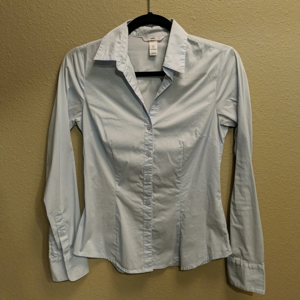 H&M Light Blue Button Down